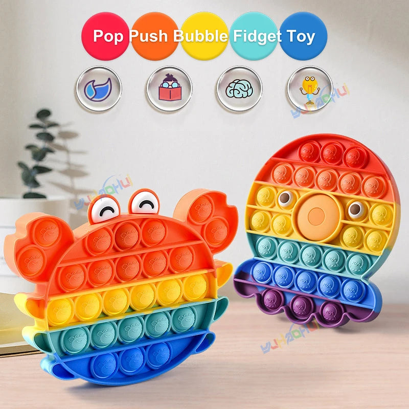 Rainbow Pop It Fidget Toy