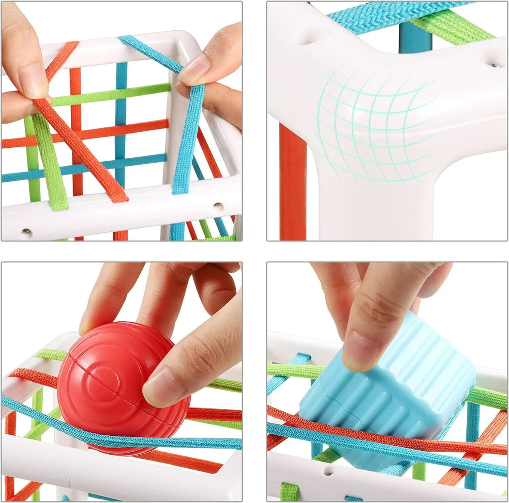 Montessori Sensory Shape Sorting Cube
