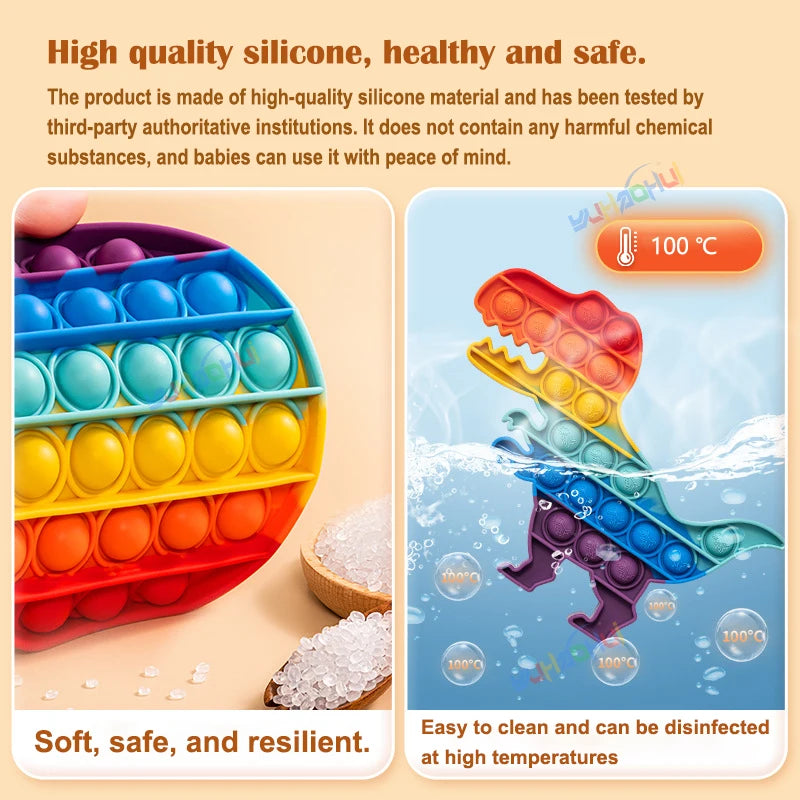 Rainbow Pop It Fidget Toy