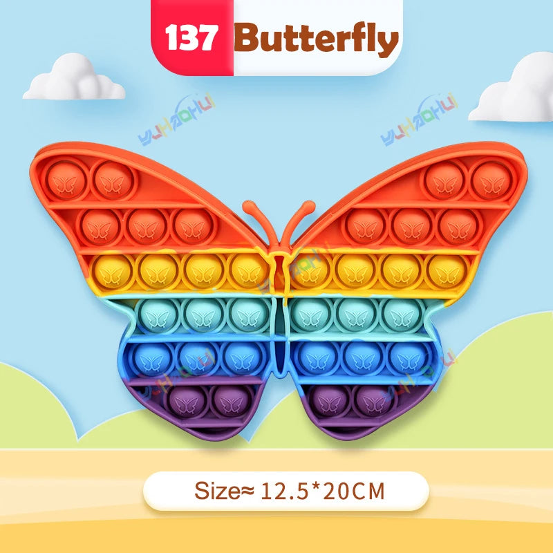 Rainbow Pop It Fidget Toy