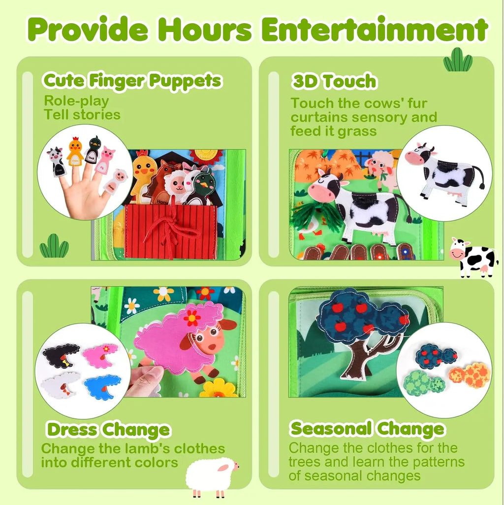 Farm Montessori Busy Book