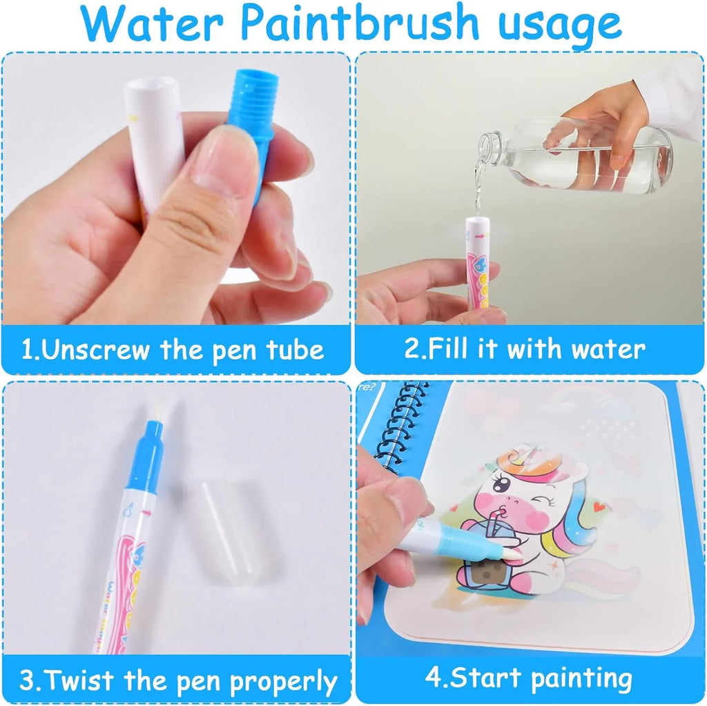 Magic Water Coloring Book