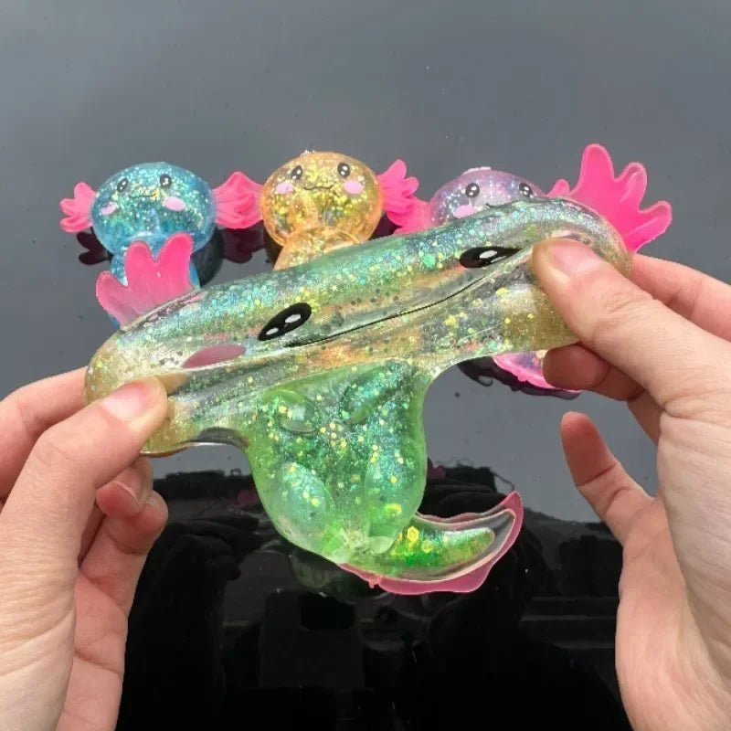 Colorful Axolotl Squishy