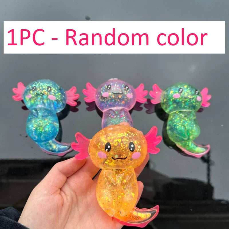 Colorful Axolotl Squishy