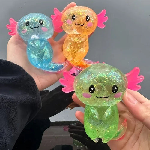 Colorful Axolotl Squishy